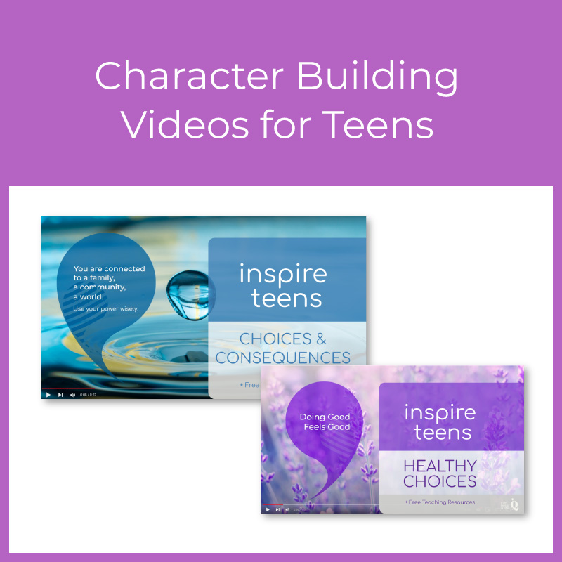 Videos on good character and values for high school teens