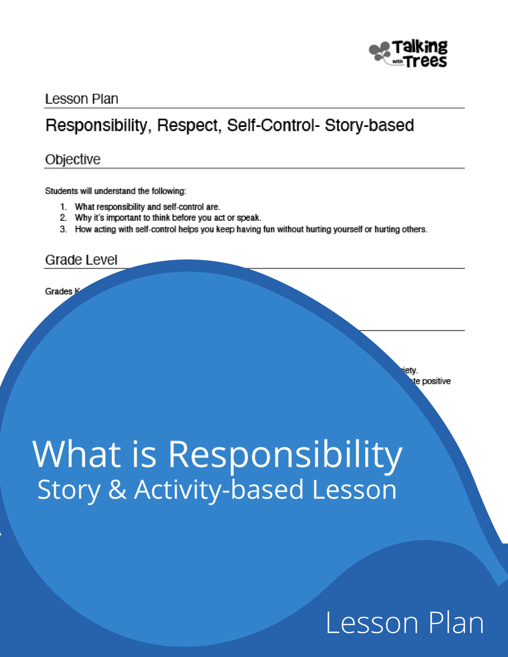 What if? Respect Reponsibility Lesson Plan for kids Character Ed / SEL