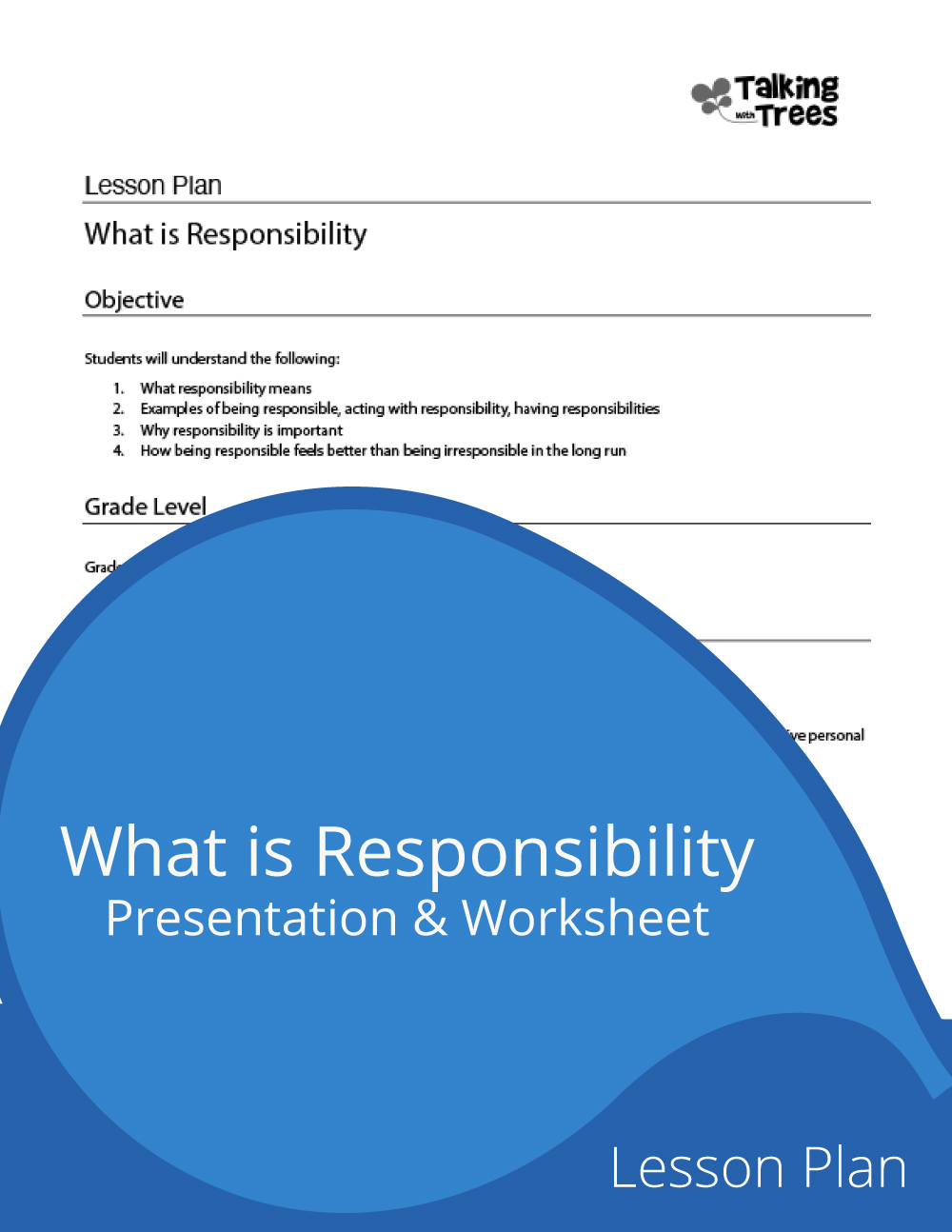 Responsibility lesson plan for elementary social emotional learning